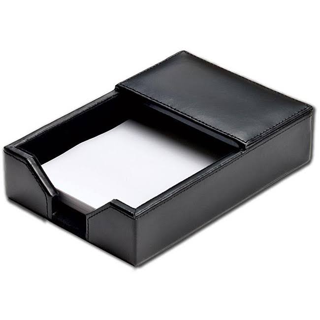 Black Bonded Leather 4 X 6 Memo Holder WAUCUSTA14090 Black Bonded Leather 4 X 6 Memo Holder WAUCUSTA14090
